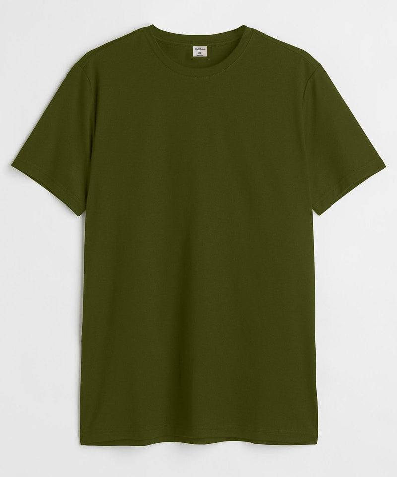 Round Neck  T-shirt - Olive green