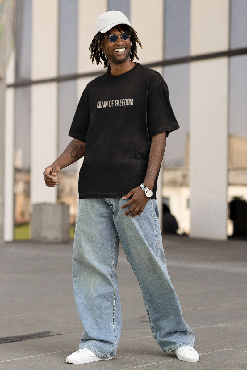 CHAIN OF FREEDOM- Oversized T-shirt