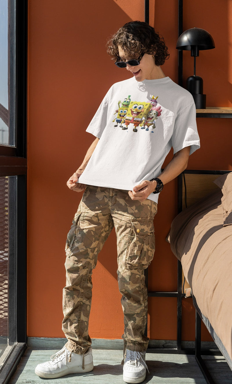 SpongeBob family- Oversized T-shirt