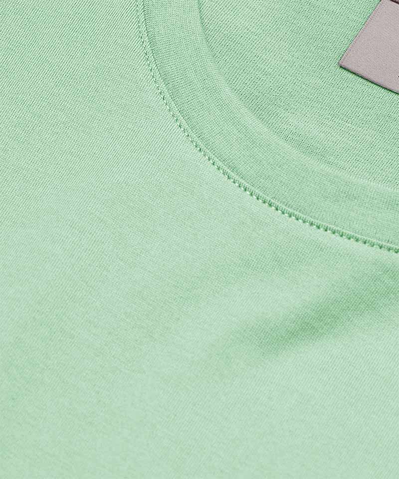Round Neck  T-shirt - Light pastel green