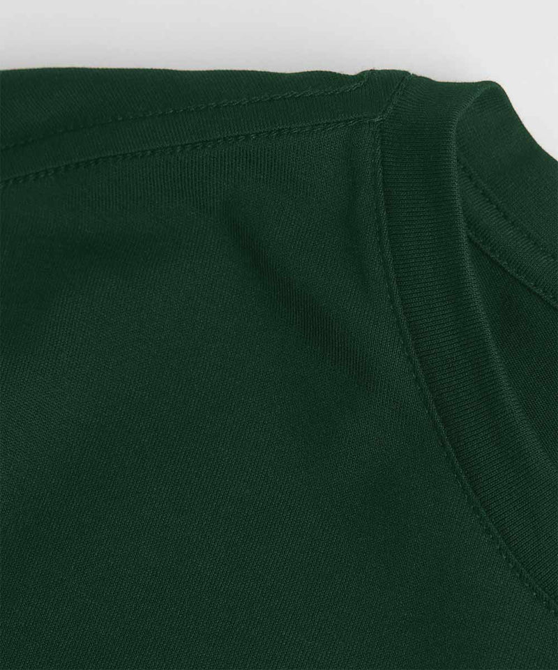 Round Neck  T-shirt - Dark  green