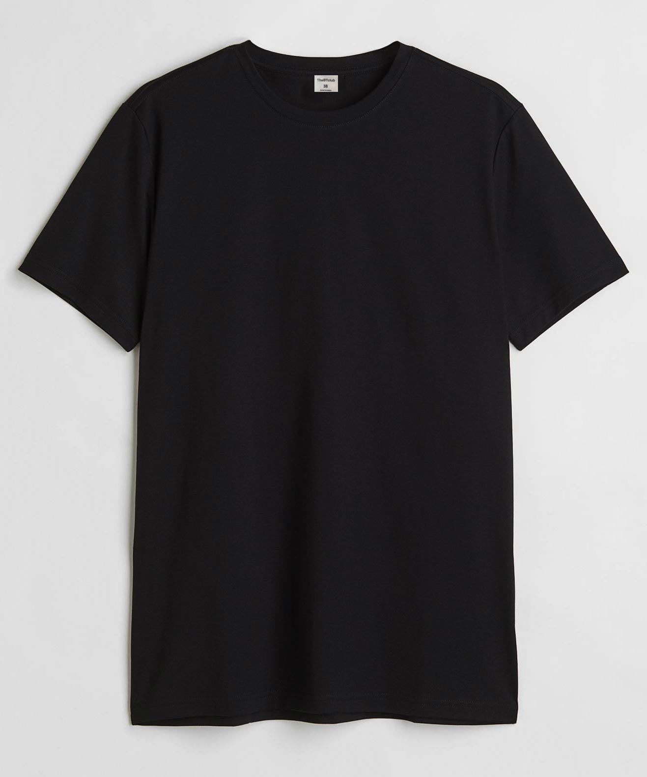 Round Neck T-shirt - Black – TheBTclub