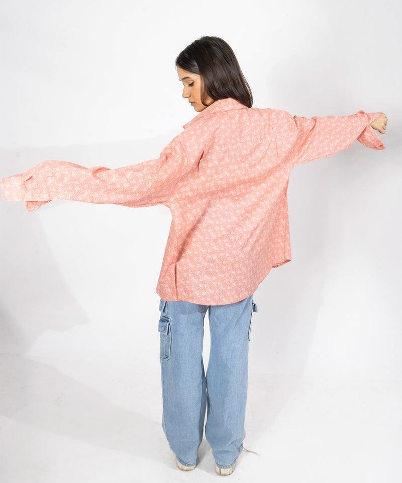 Peach fizz - Oversized Shirt