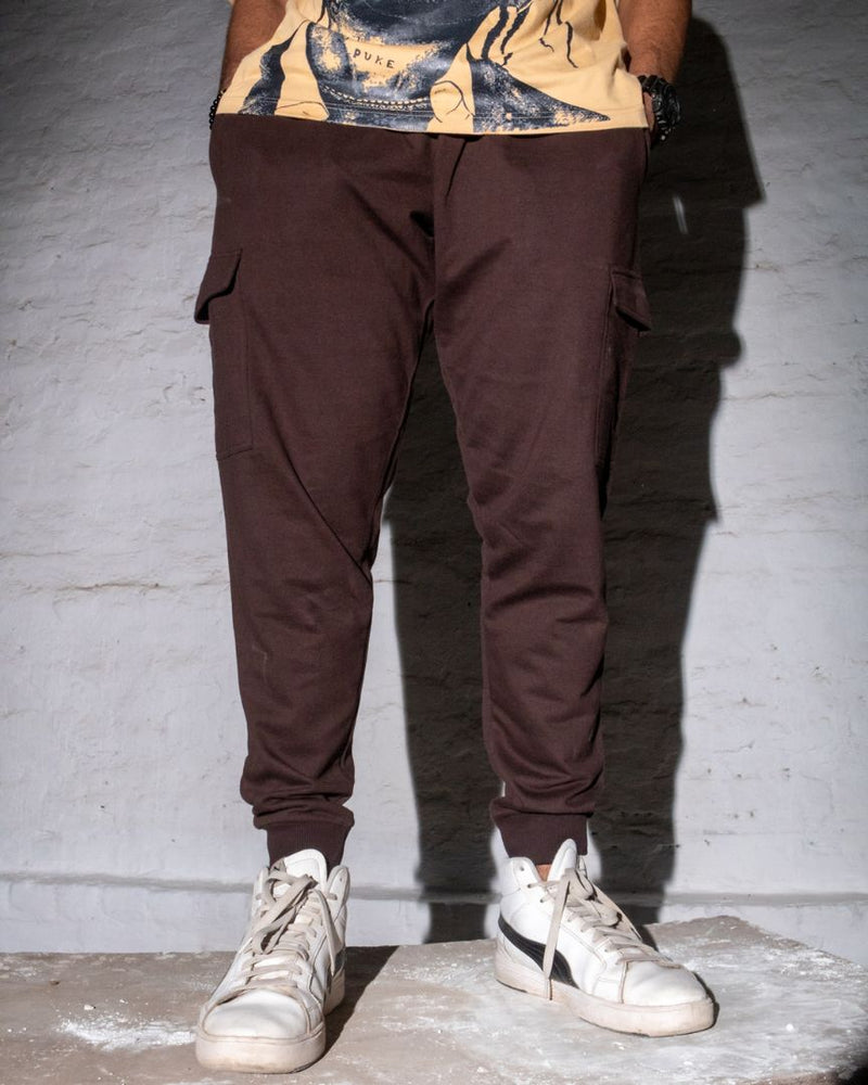 Cargo Joggers - dark-brown