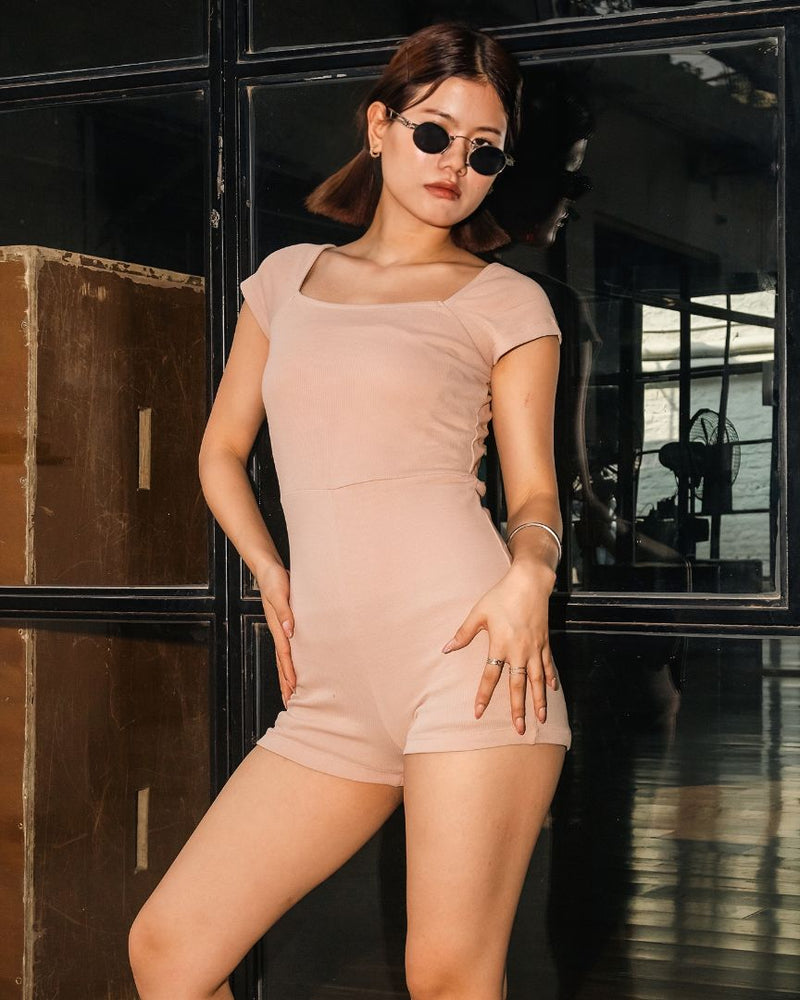 Square neck  Playsuit
