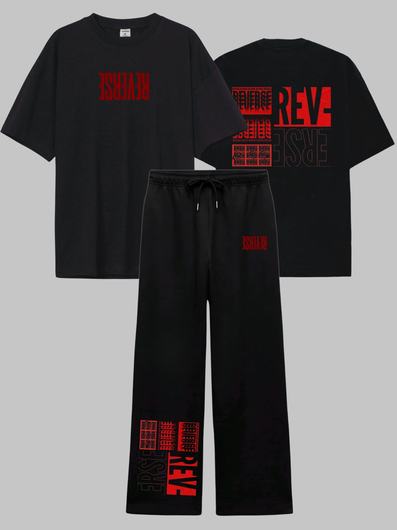 Reverse - Straight Fit Co-ord Set