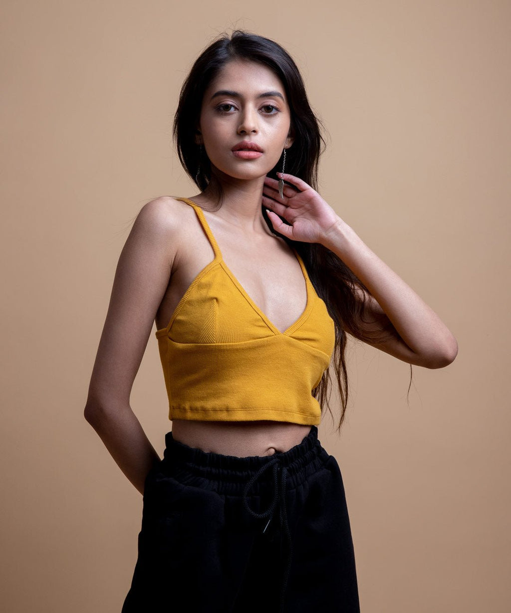 Mustard bralette hot sale