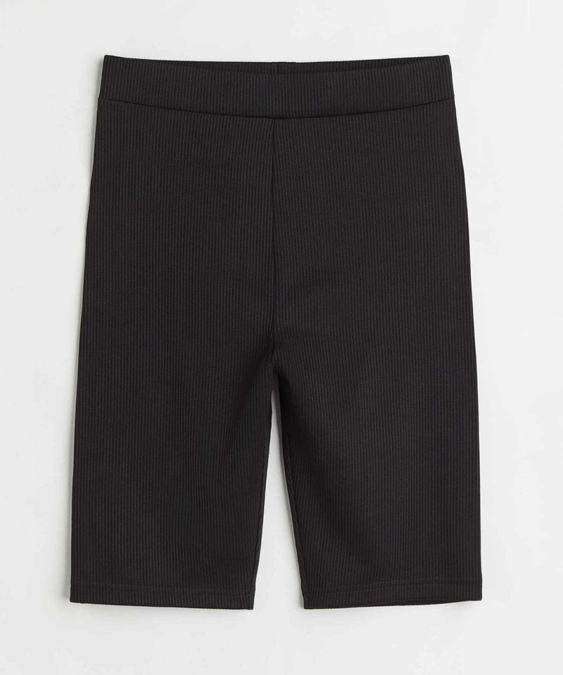 Ribbed long cycling shorts - TheBTclub