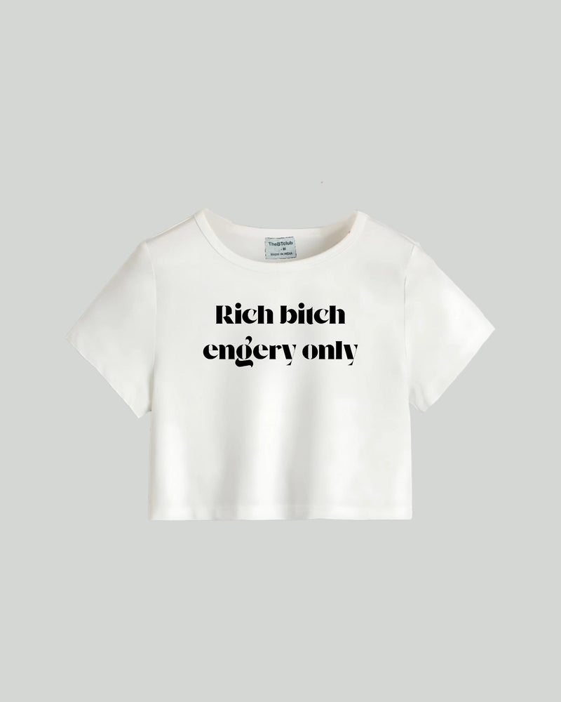 Rich Bitch - Crop Co-ord Set