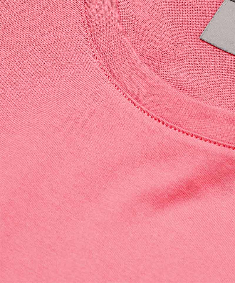 Round Neck  T-shirt - Rouge pink