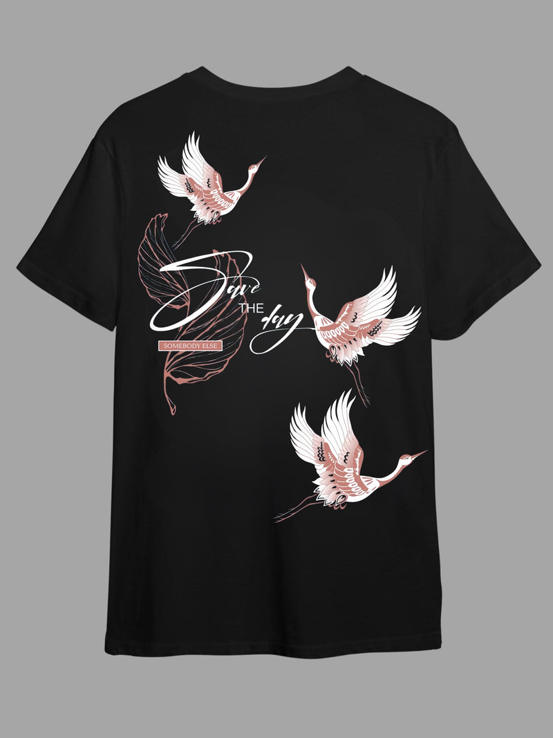 Save the Day - Round Neck T-shirt