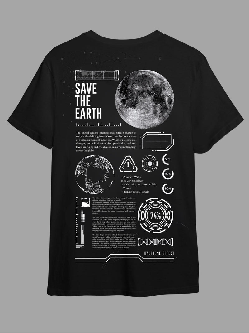 Save the Earth - Round Neck T-shirt
