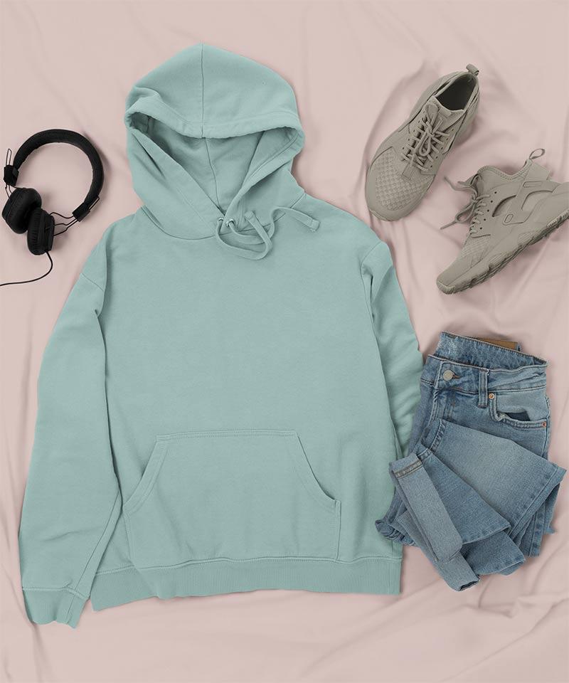 Tame teal - Basic Hooded Sweatshirt