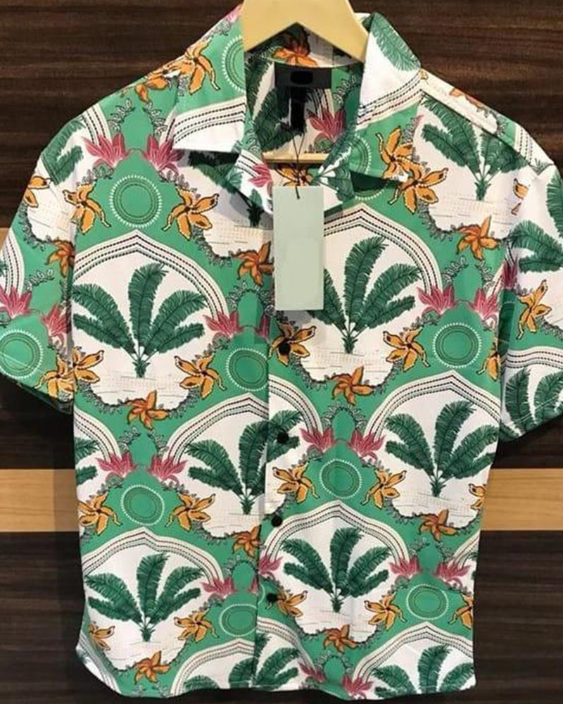 Jungle Jive Green - Regular Fit Shirt