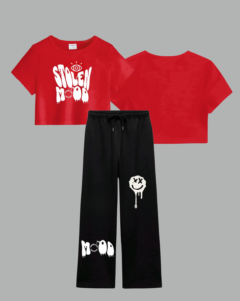 Stolen Mood - Crop Co-ord Set