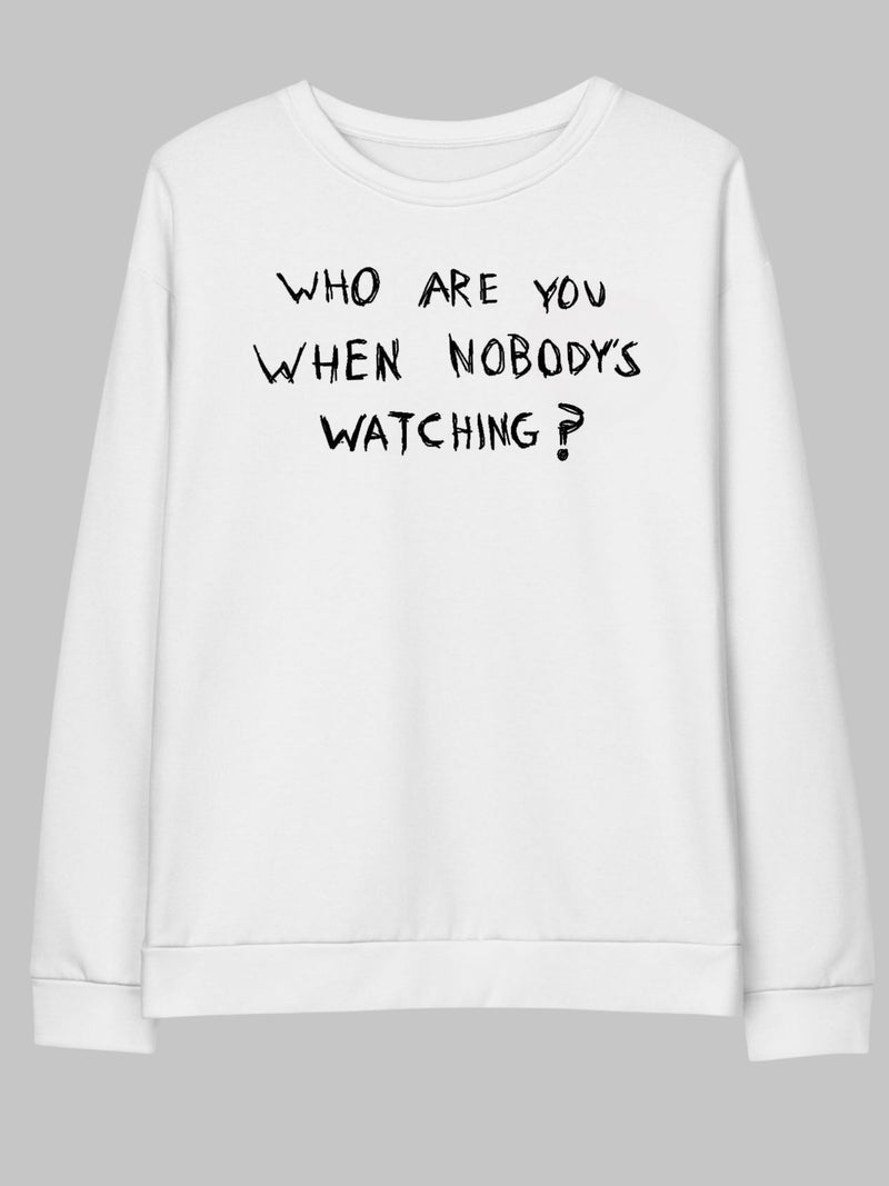 When nobody is watching - Oversized Sweatshirt