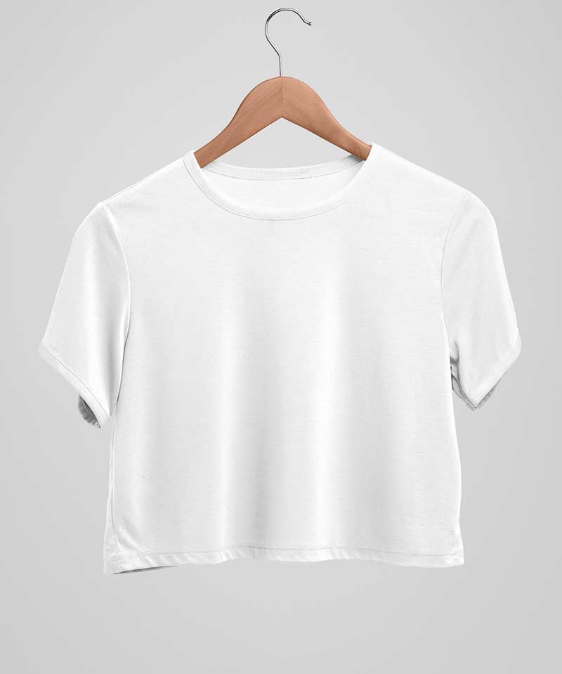 Comfort Fit Crop top - White