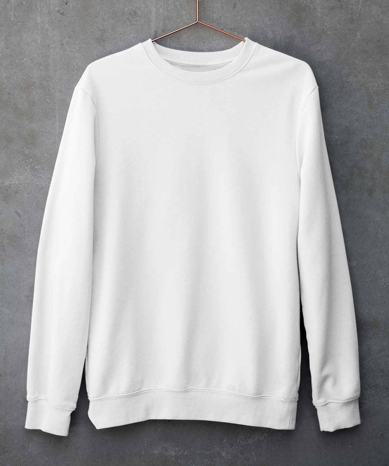 White - Basic Sweatshirt