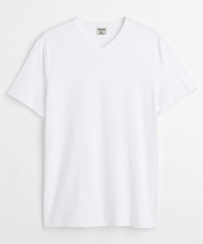 White - V-Neck T-shirt