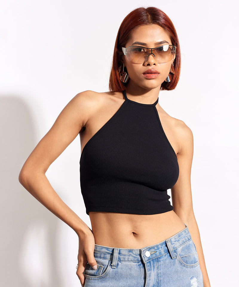 Ribbed Knitted Top