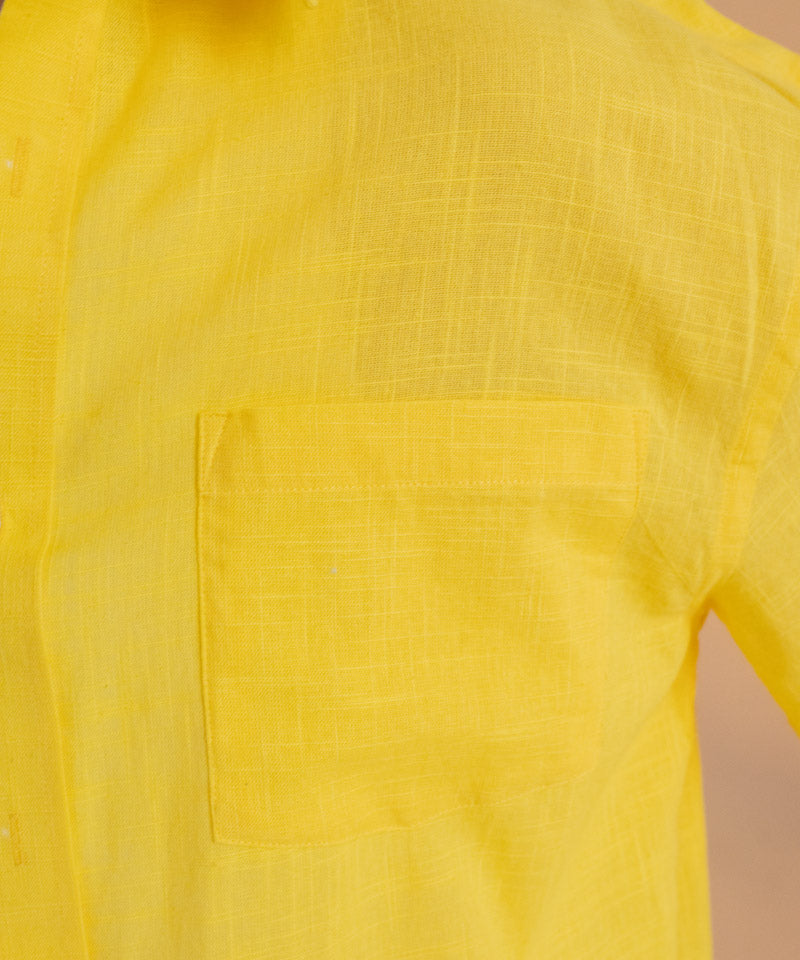 Yellow full sleeves - Oversized Shirt