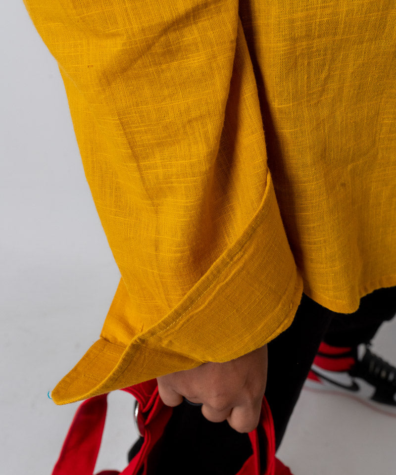 Mustard full sleeves - Oversized Shirt