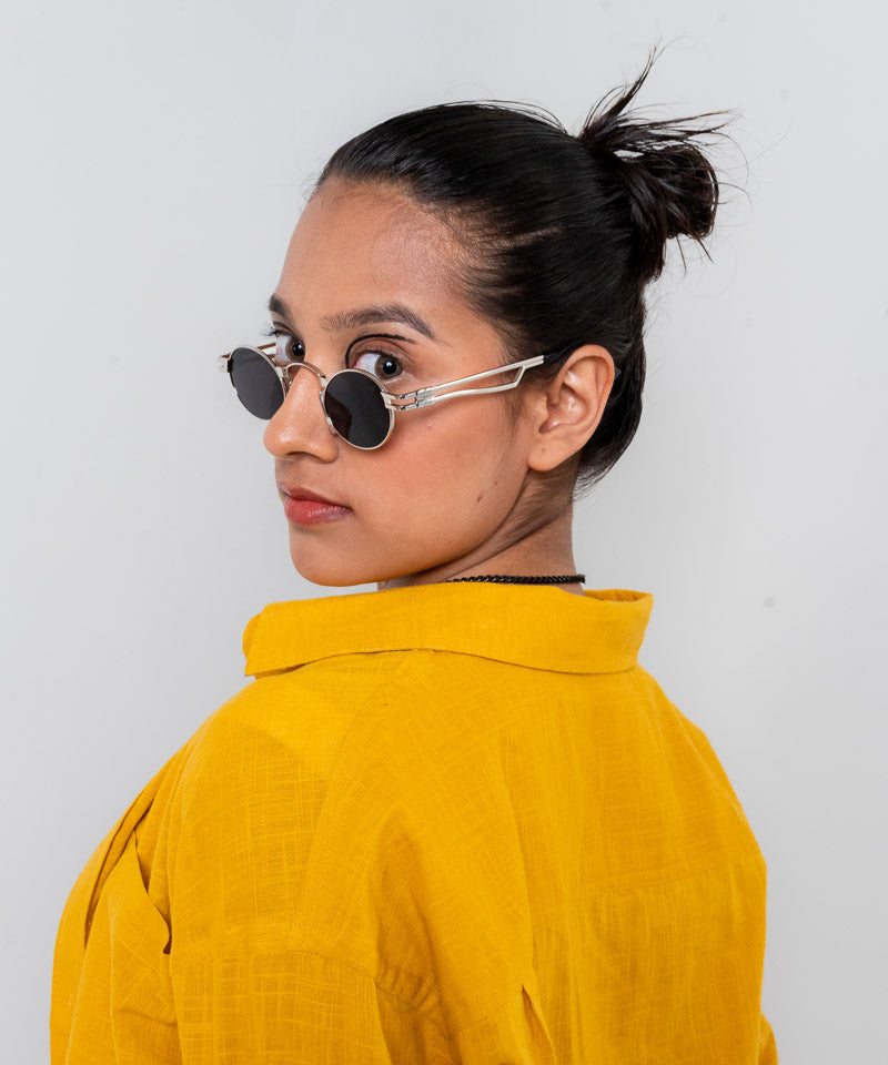 Mustard full sleeves - Oversized Shirt