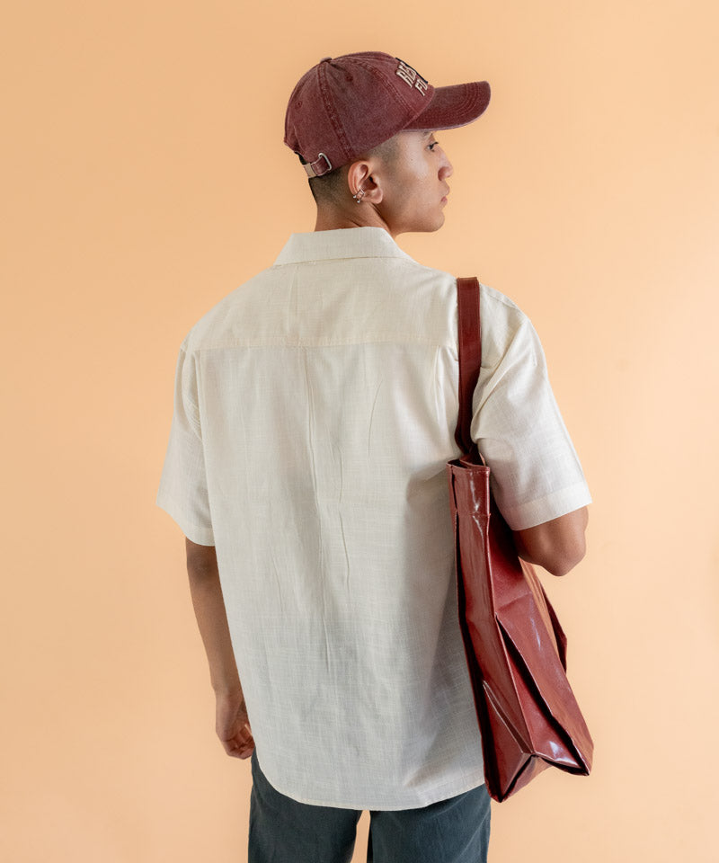 Off White half sleeves - Oversized Shirt