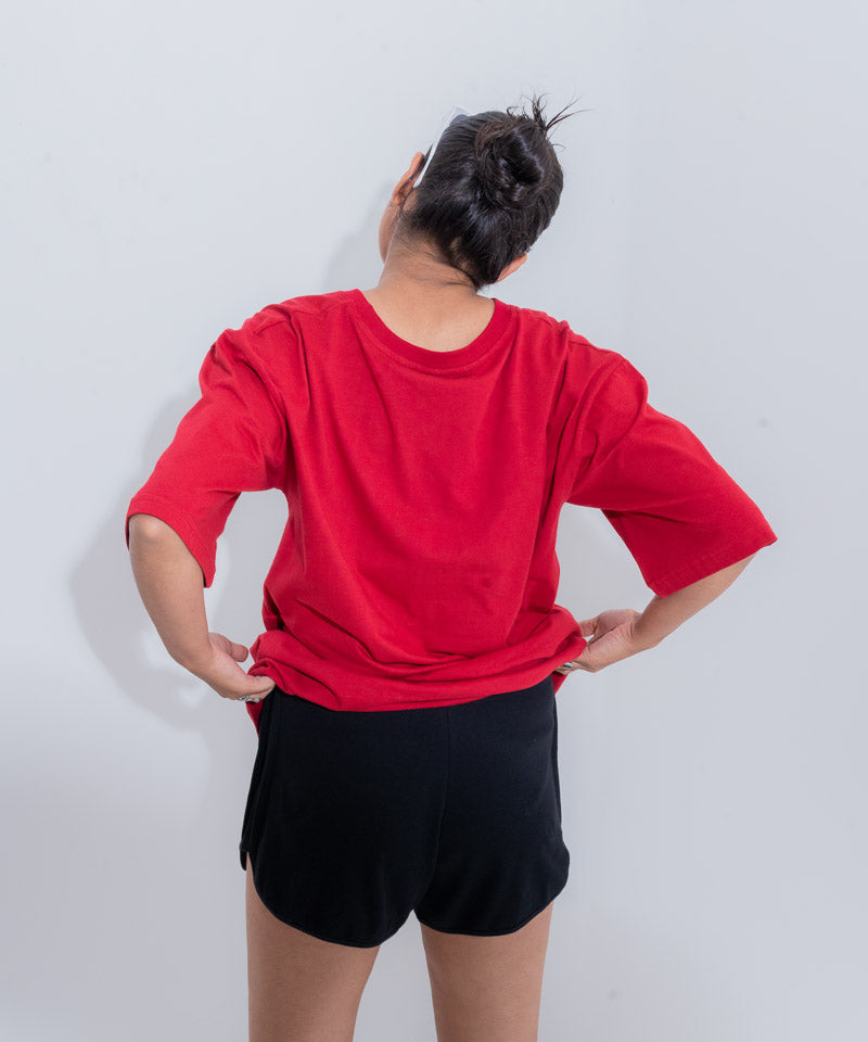 Ribbed High Rise Shorts