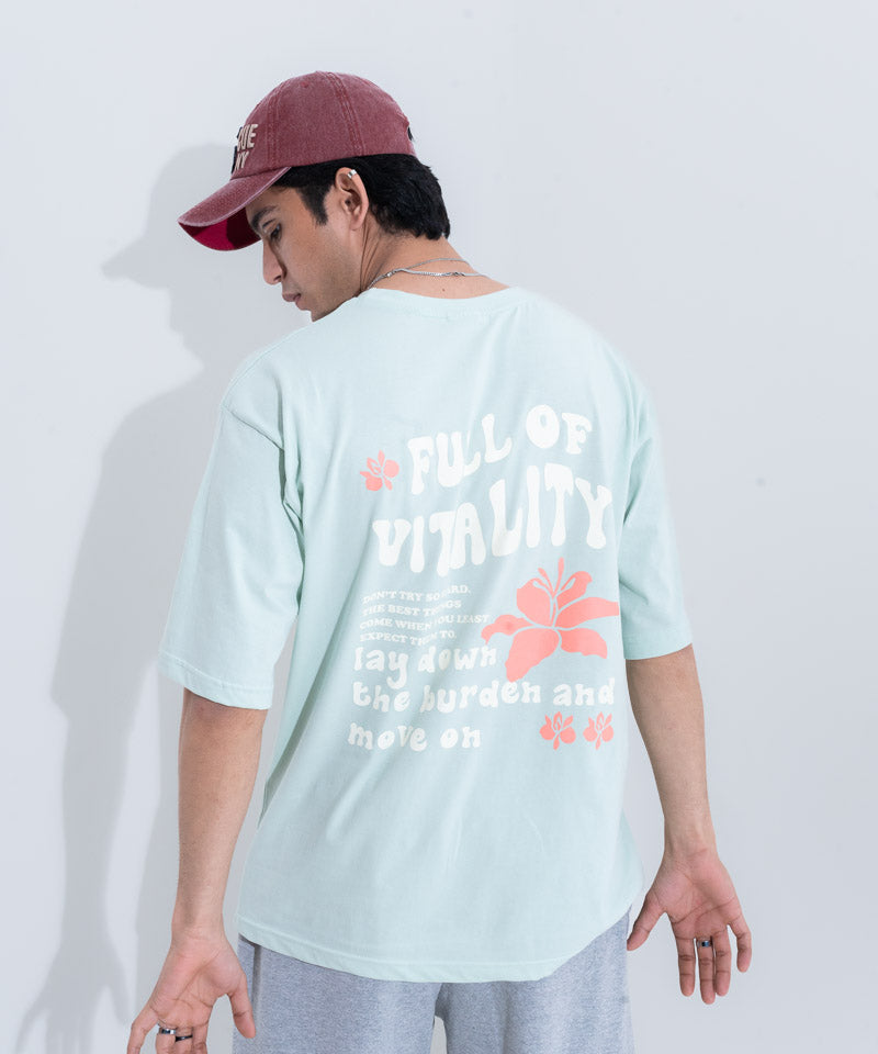 Full Of Vitality - Oversized T-shirt