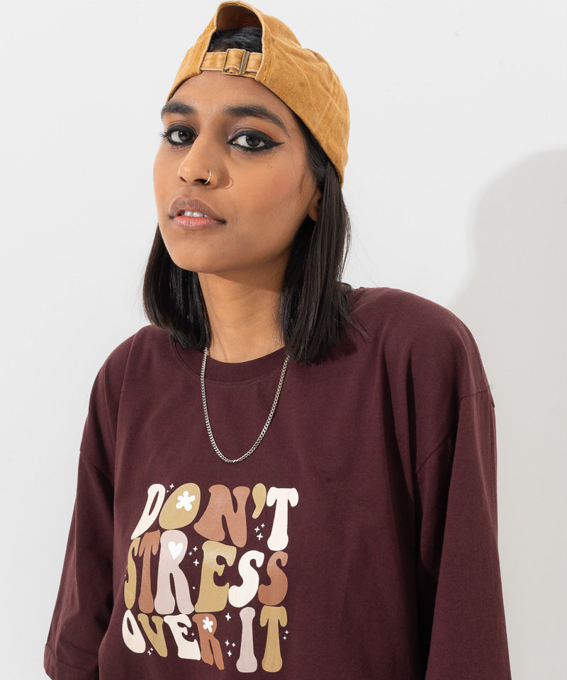 Don't stress over it - Oversized T-shirt