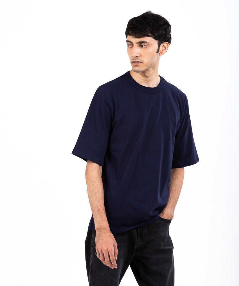 Navy - Oversized T-shirt