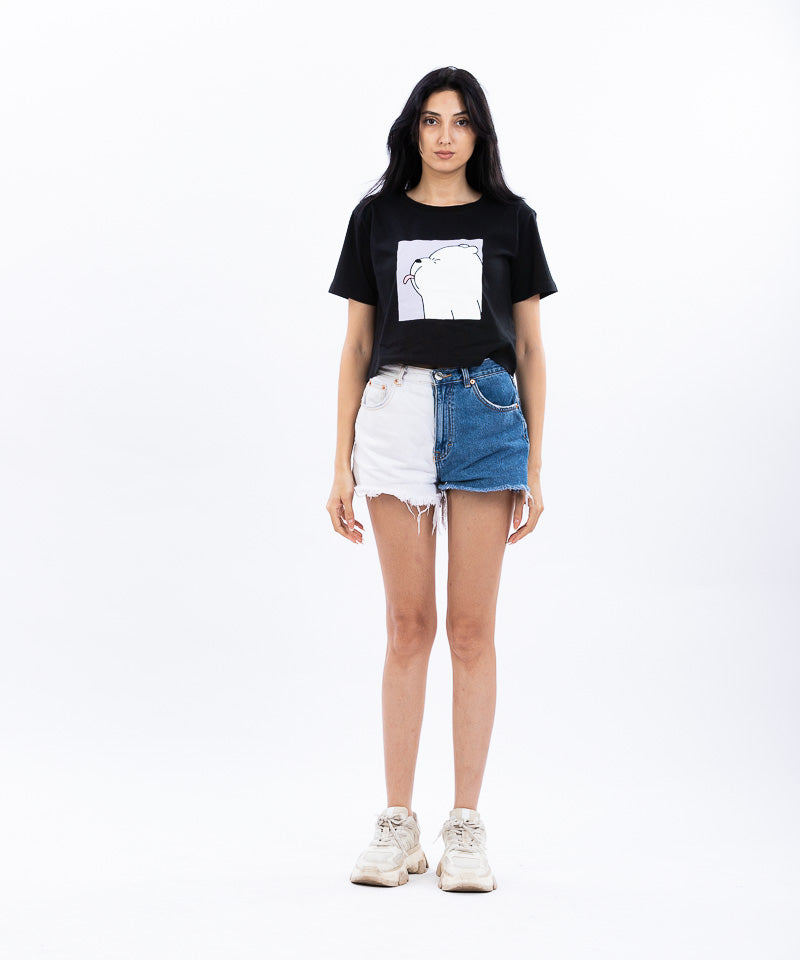 Bare bear - Comfort Fit Crop top