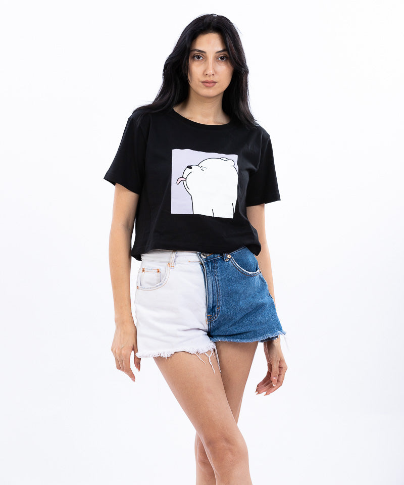 Bare bear - Comfort Fit Crop top