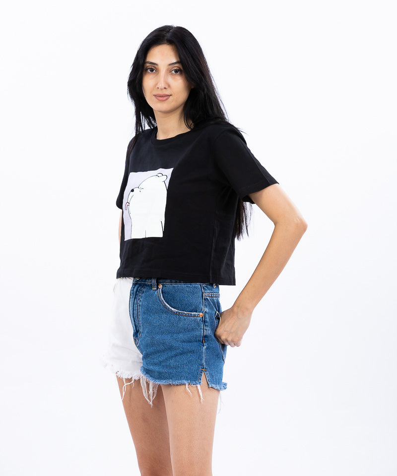 Bare bear - Comfort Fit Crop top