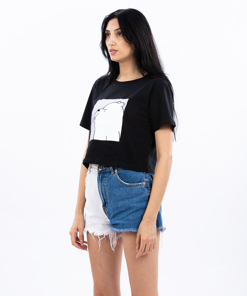 Bare bear - Comfort Fit Crop top