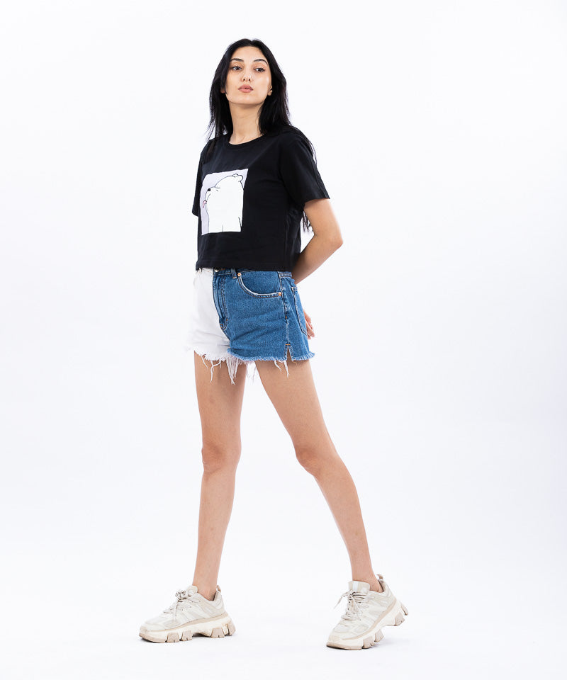 Bare bear - Comfort Fit Crop top