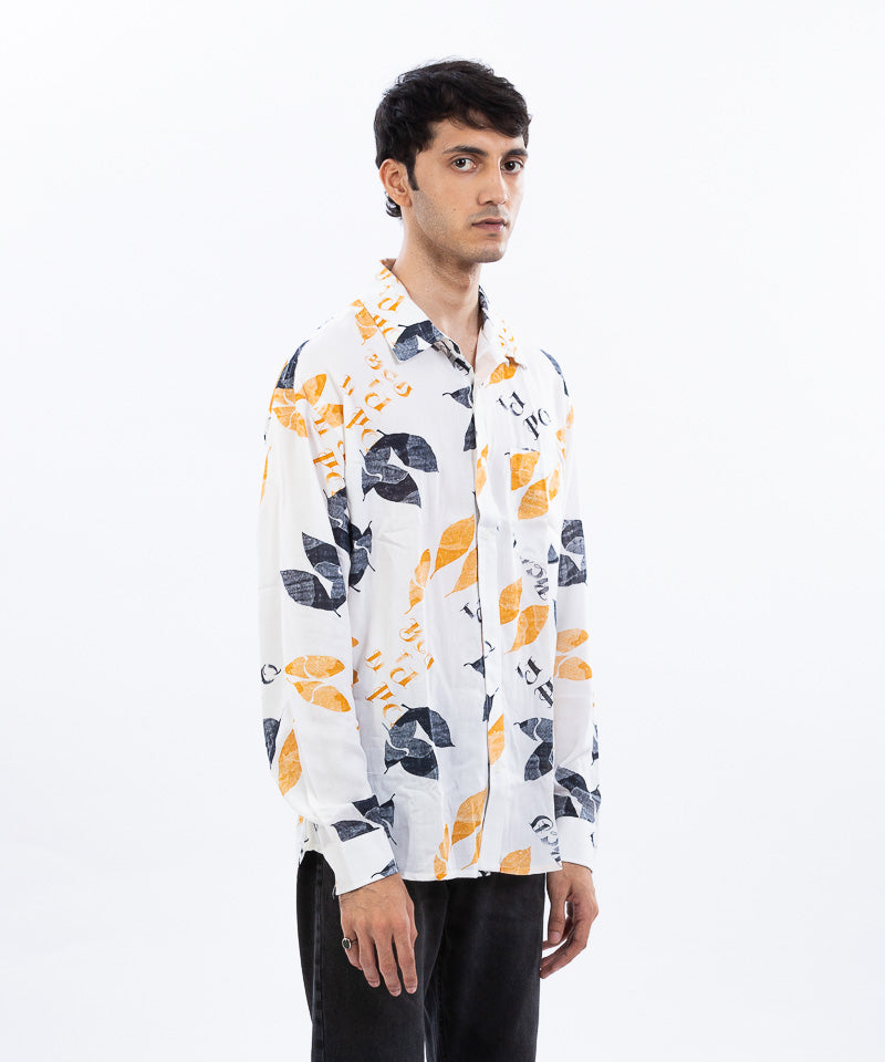 Fall Leaves - Oversized Shirt