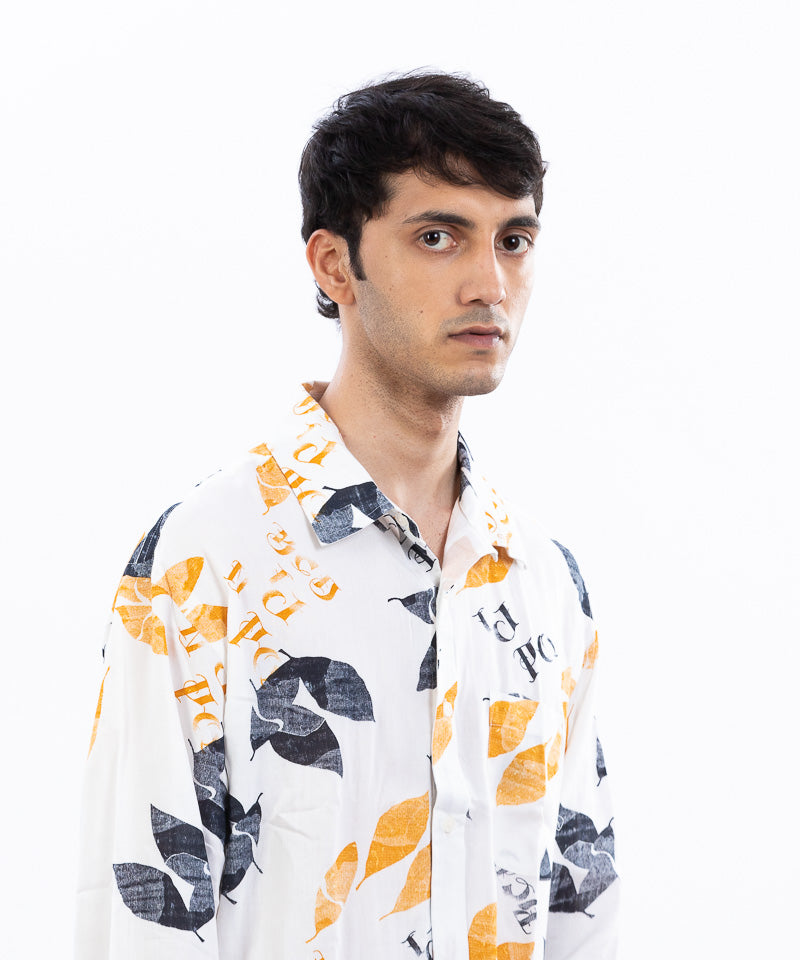 Fall Leaves - Oversized Shirt