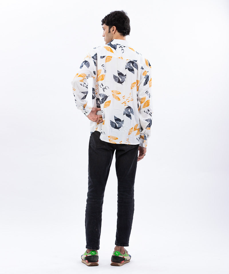 Fall Leaves - Oversized Shirt