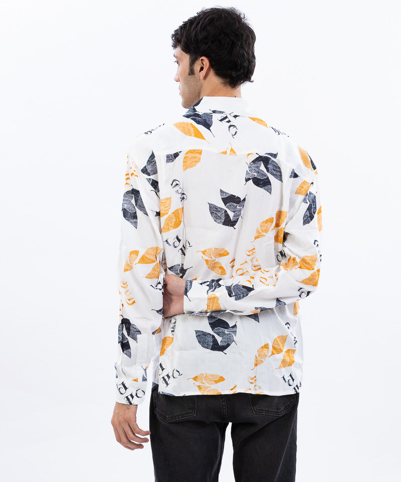 Fall Leaves - Oversized Shirt