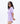 Ribbed Collared Playsuit - Lilac