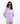 Ribbed Collared Playsuit - Lilac