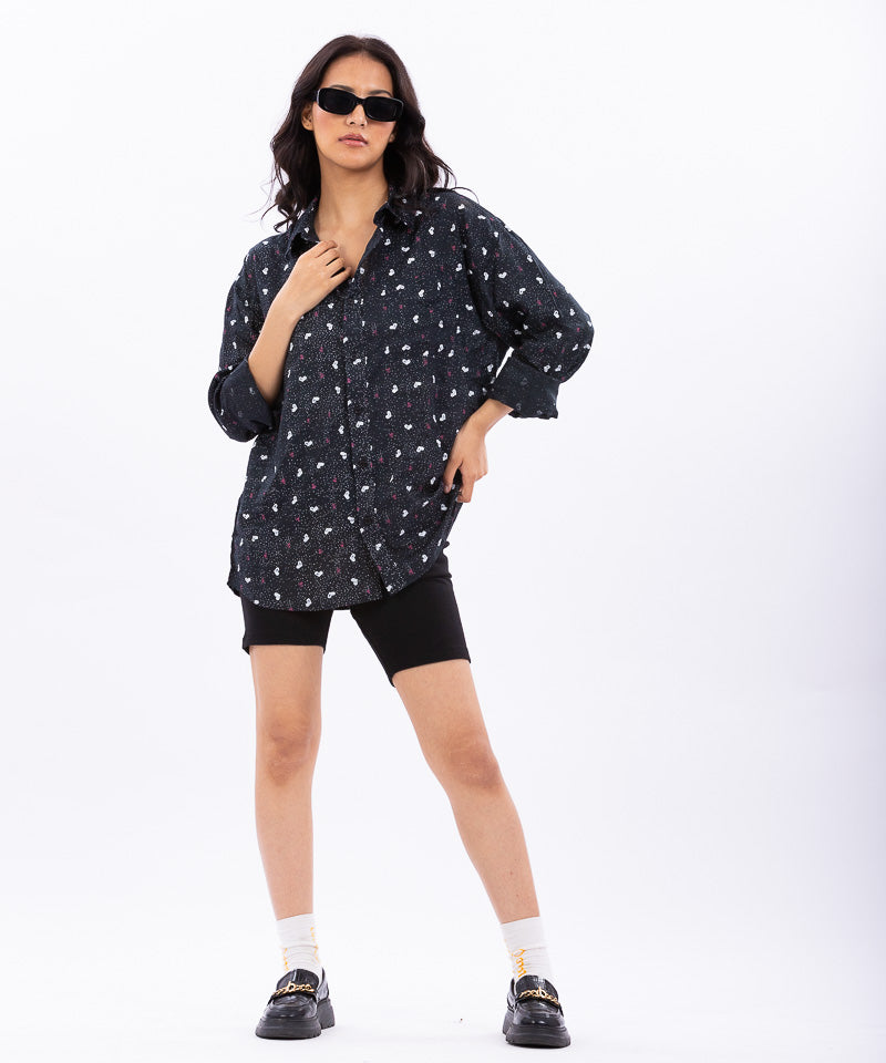 Little Hearts - Oversized Shirt