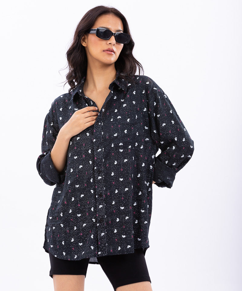 Little Hearts - Oversized Shirt