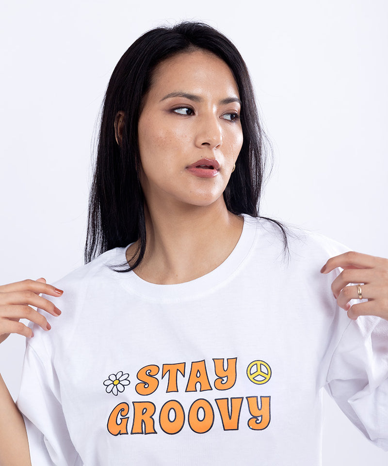 Stay Groovy - Oversized T-shirt