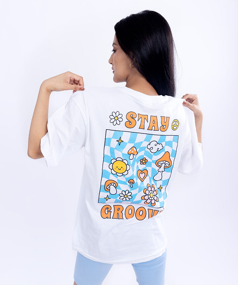 Stay Groovy - Oversized T-shirt