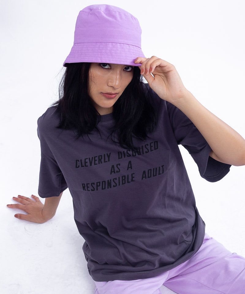 Cleverly disguised as a responsible adult - Oversized T-shirt