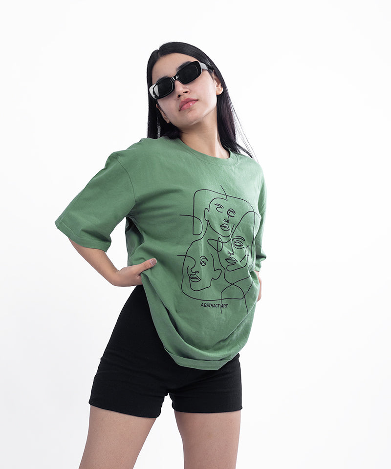 Abstract art - Oversized T-shirt
