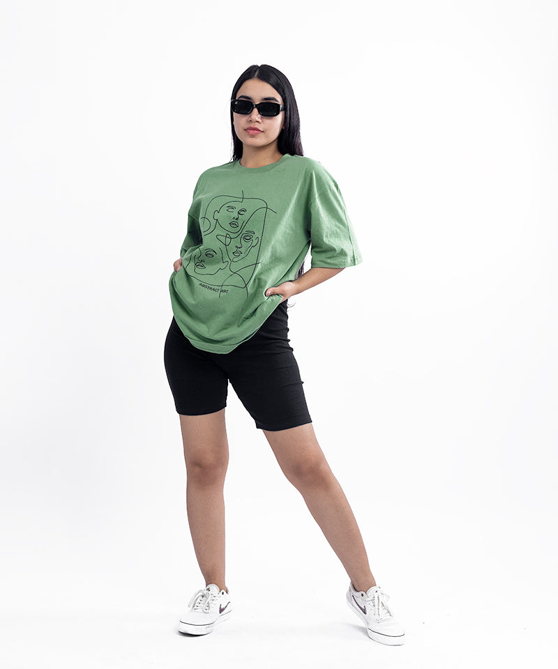 Abstract art - Oversized T-shirt